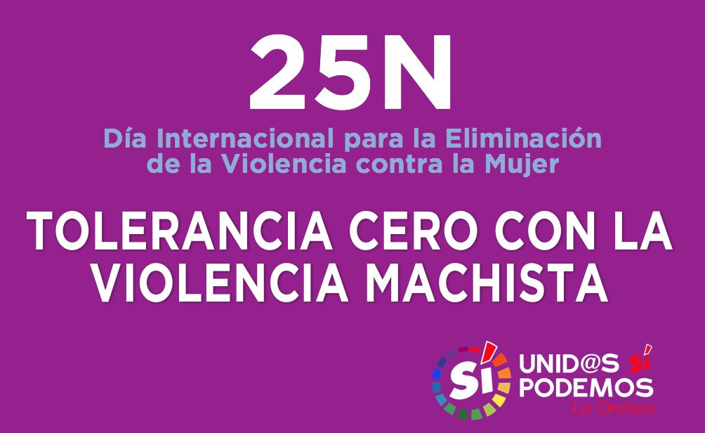 25N: Tolerancia cero con las violencias machistas