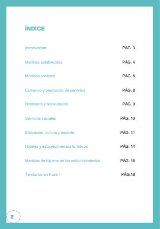 Plan para la transición hacia una nueva normalidad: guía de la fase I (9 de mayo de 2020)