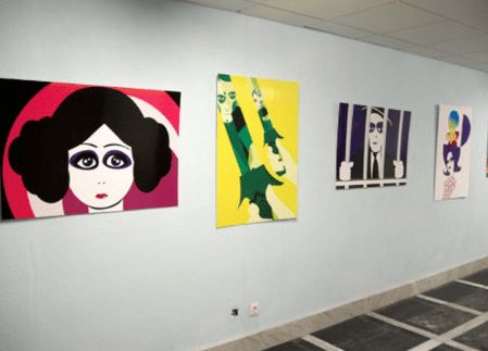 Exposición “Silencio se rueda” durante la celebración del III Festival de Cortos de La Orotava en 2008