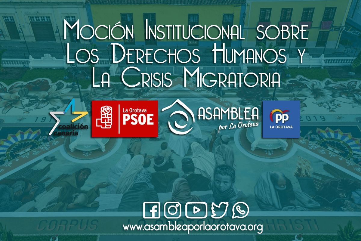 Moción Institucional sobre Los Derechos Humanos y La Crisis Migratoria
