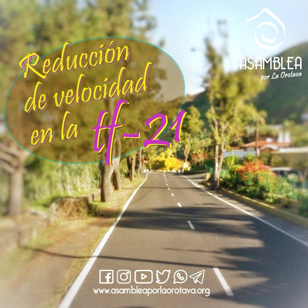 Moción para la reducción de velocidad en la TF-21