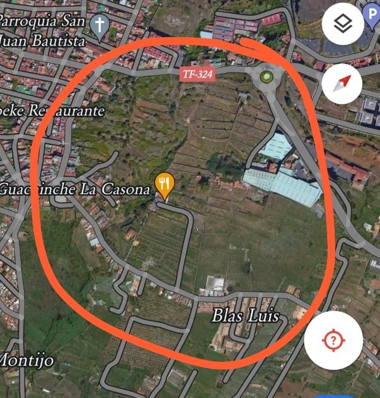 Vista aérea de la Quinta de Blas Luis