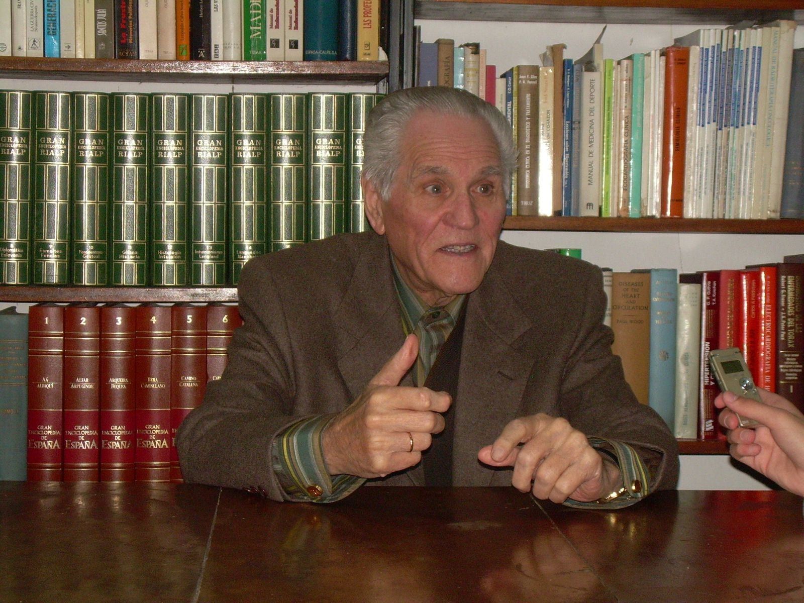 El doctor Buenaventura Machado poco antes de su falleciento