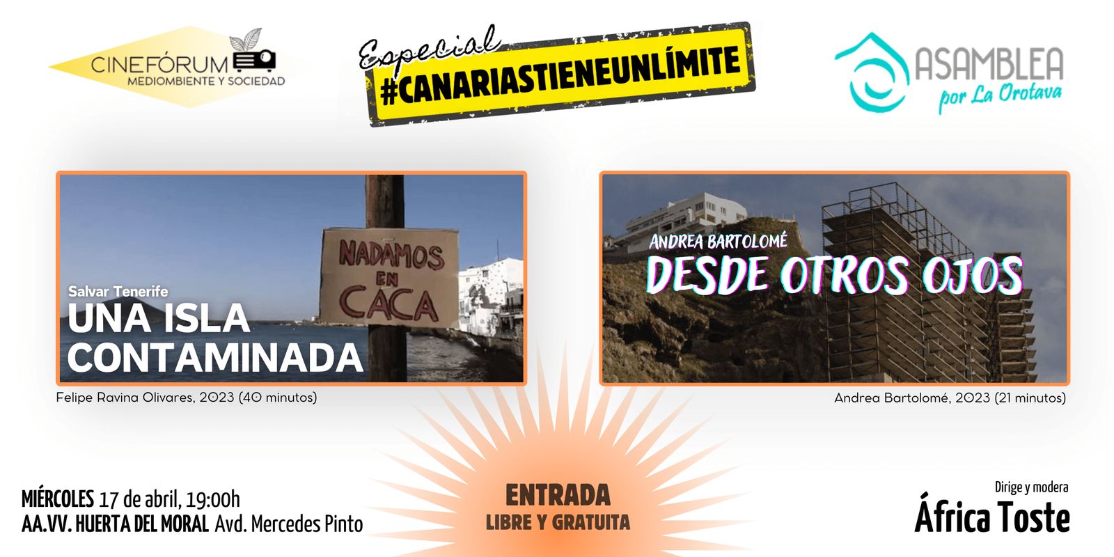 Tercera edición del cinefórum “Medio Ambiente y Sociedad”