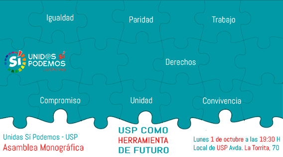 Este jueves, día 31 de enero, nueva asamblea general de USP